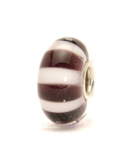 Trollbeads Black and White Stripes - retired Trollbeads - das Original - 1