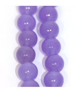 Jade purple, ball strand 8mm  - 1
