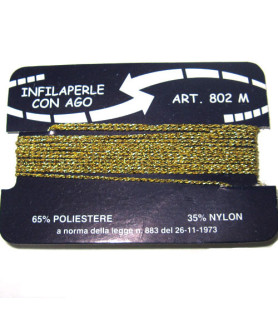 Bead cord Polyamide gold  - 1