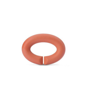 Kautschuk Link, soft apricot X Jewellery - 1