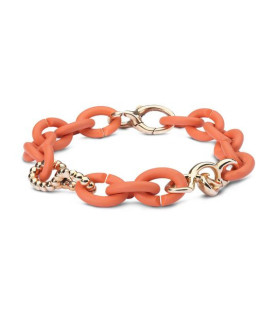 Kautschuk Link, soft apricot X Jewellery - 2