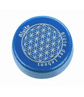Spare lid blue with imprint \"Flower of life Alvito - 1