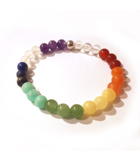 Chakra bracelet 17 cm Steindesign - 1