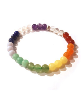 Chakra bracelet 18,5 cm Steindesign - 1