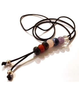 Healing Stone Necklace Chakra Steindesign - 2