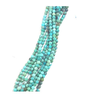 Turquoise strand 2mm faceted  - 1