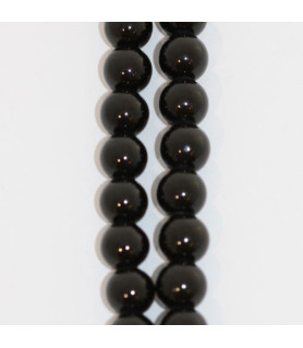 copy of Tourmaline black, ball strand  - 1