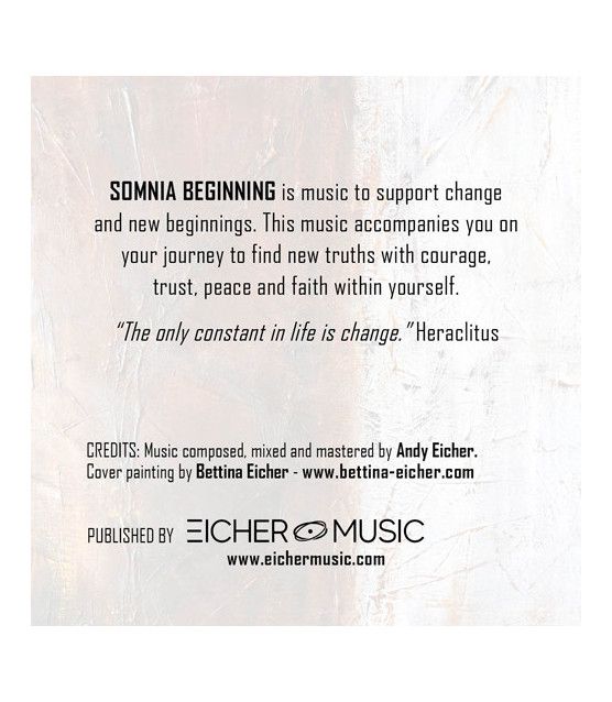 SOMNIA Beginning Meditationsmusik Eicher Music - 2