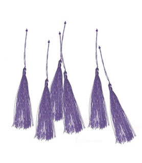 Quaste (Tassel) amethyst, 9,5cm (6 Stück)  - 1