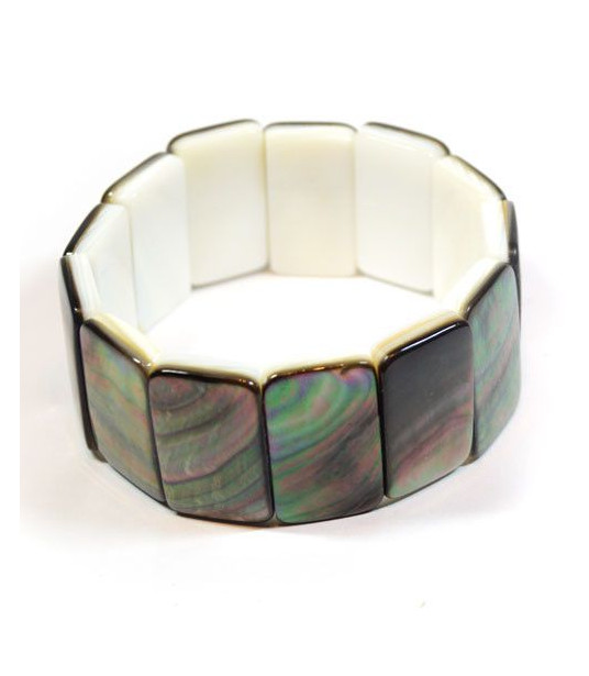 copy of Perlmutt-Armband weiß, 25mm - 1 copy of Perlmutt-Armband weiß, 25mm - 1