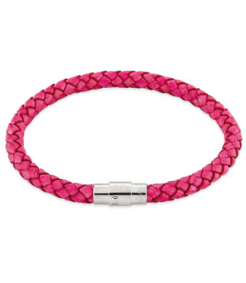 Leder Armband Juno Pink