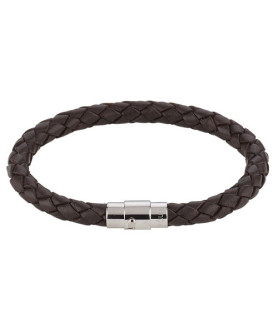 Leder Armband Juno Dunkelbraun