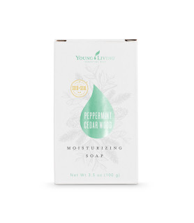 Peppermint Cedarwood Bar Soap Young Living Essential Oils - 1