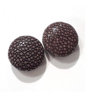 Stingray Leather Disc (1 pcs.) dark brown  - 1