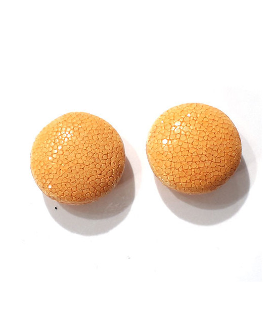 Rochenleder Disc mandarine (1 Stück)  - 1