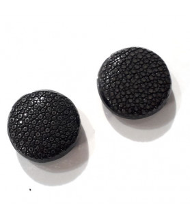 Stingray Leather Disc (1 pcs.) midnight black  - 1