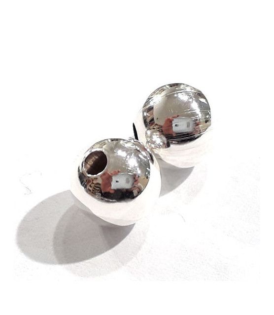 Ball 10 mm silver (2 pieces)  - 1