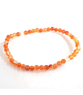 copy of Carnelian bracelet round 3mm  - 1