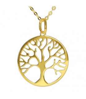 copy of Tree of Life Pendant silver 20mm  - 1