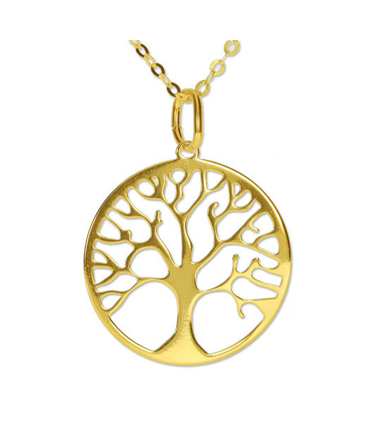 copy of Tree of Life Pendant silver 20mm  - 1