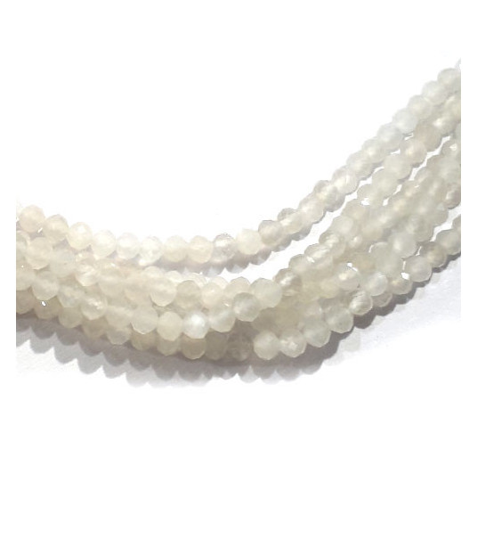 Moonstone faceted strand 3mm  - 1