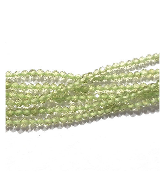 Peridot faceted strand 2mm  - 1