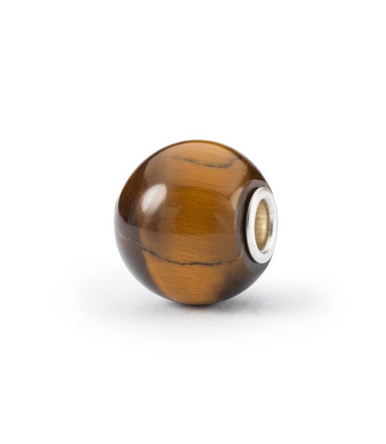 Jumbo Round Yellow Tiger Eye - Trollbeads  - 1