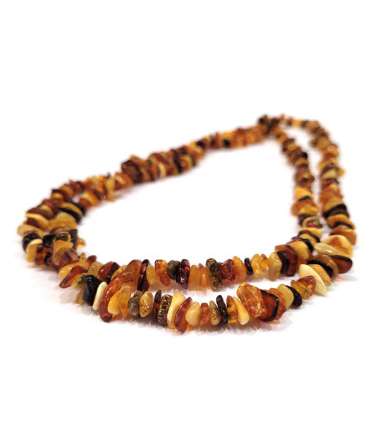 copy of Amber Necklace Oval ca. 10 x 15mm  - 1