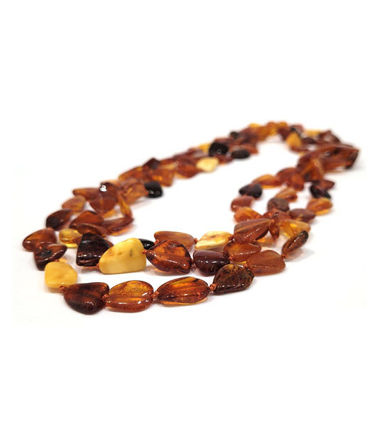 Amber Necklace Chips 140cm  - 1