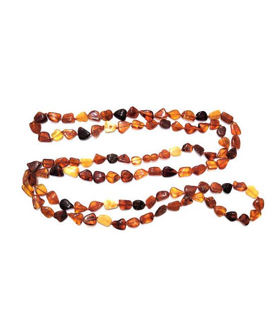 Amber Necklace Chips 140cm  - 2