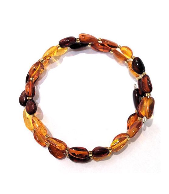 Amber Bangle double  - 2