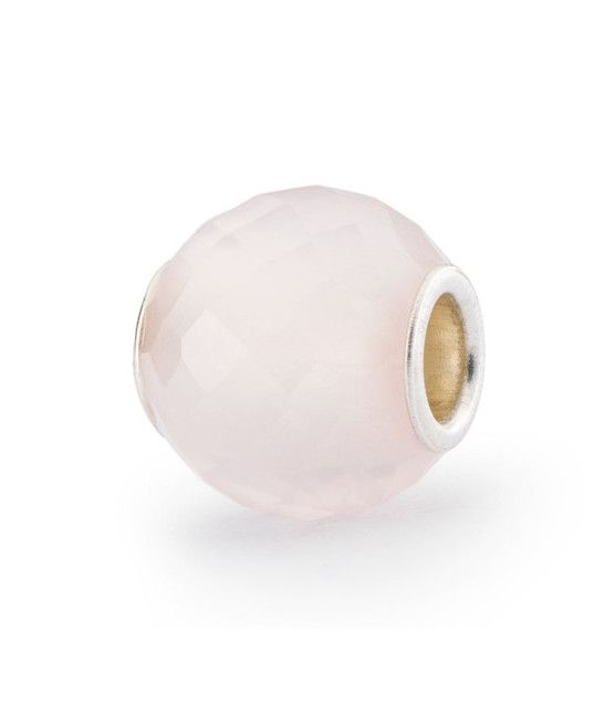 Round Rose Quartz Facet - Trollbeads Trollbeads - das Original - 1