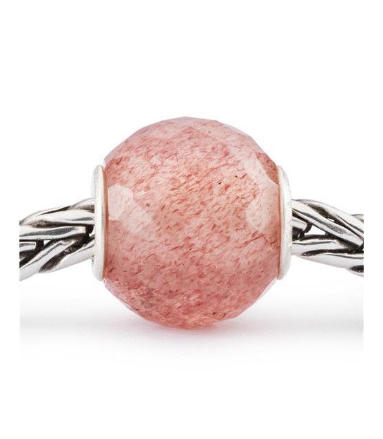 Round Strawberry Quartz Facet - Trollbeads Trollbeads - das Original - 2