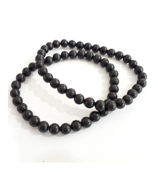 Shungite Bracelet 6mm  - 2