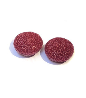 Stingray Leather Disc (1 pcs.) burgundy  - 1