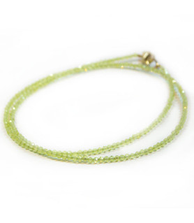 Peridot-Kette, 2mm facettiert  - 1