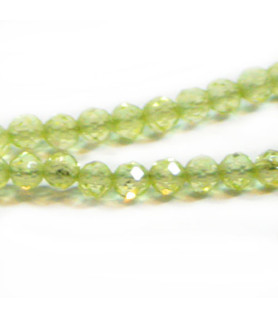 Peridot-Kette, 2mm facettiert  - 2