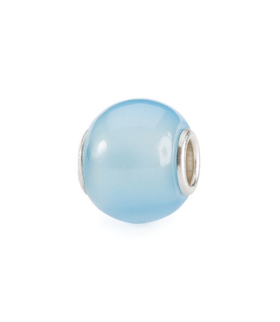 Round Light Blue Agate - Trollbeads Trollbeads - das Original - 1