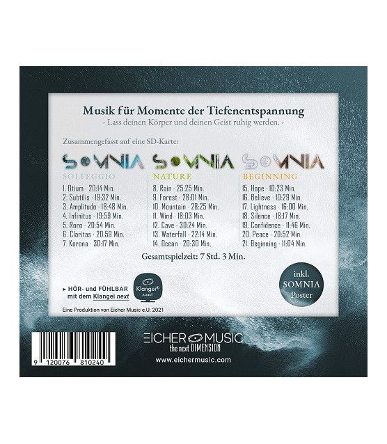 Klangei next - SOMNIA SET silver Eicher Music - 4