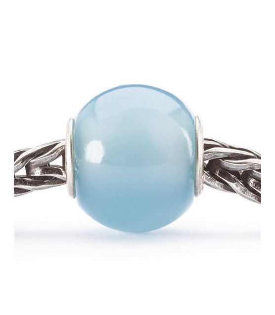 Round Light Blue Agate - Trollbeads Trollbeads - das Original - 2