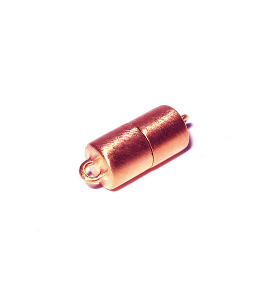 Magnetzylinderschließe 6 mm, Silber rosé vergoldet matt  - 1