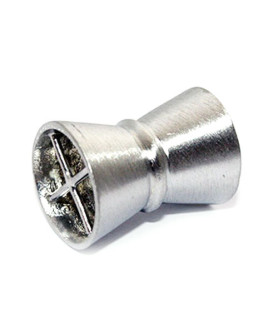 Magnetschließe Zylinder groß, Silber rhodiniert matt  - 1