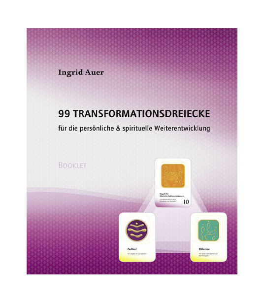 Booklet "99 Transformationsdreiecke" Ingrid Auer Engel - 1