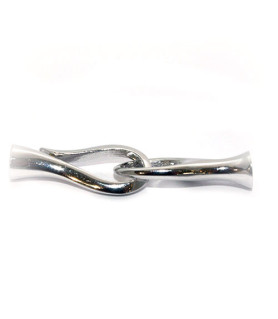 Clasp Tennis small, silver rhodium-plated Steindesign - 1