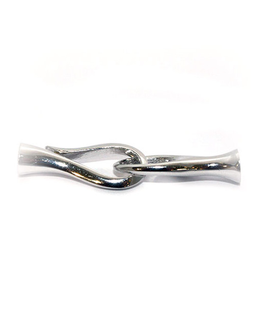 Clasp Tennis small, silver rhodium-plated Steindesign - 1
