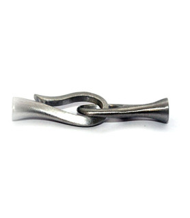 Clasp Tennis small, silver rhodium plated satin finish  - 1