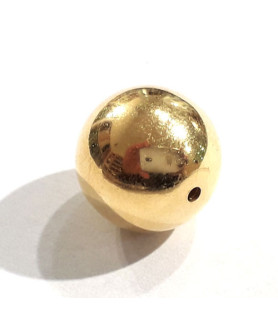 Ball 12 mm silver gold plated (1 piece)  - 1