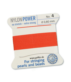 Nylon Power Perlseide korallrot Griffin - 1