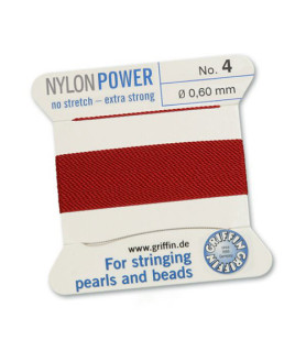 Nylon Power Perlseide granatrot Griffin - 1