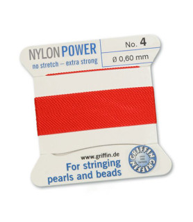 Nylon Power Perlseide rot Griffin - 1